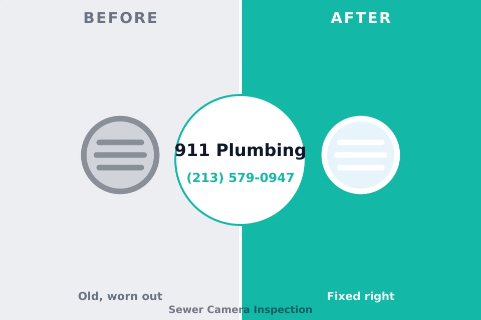 Before and after: plumbing repair Malta, IL